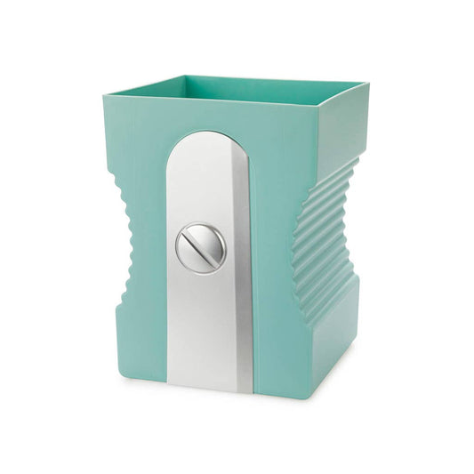 Turquoise Pencil Sharpener with Shavings Collector