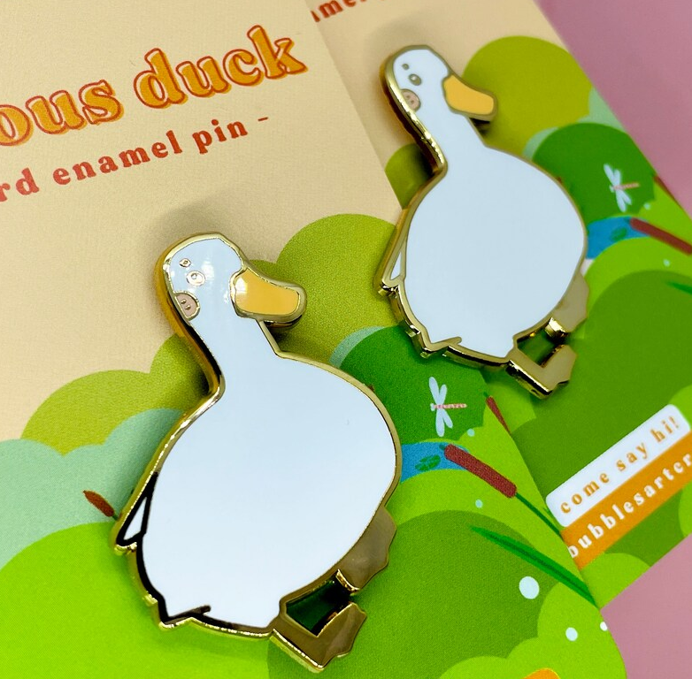 Curious Duck Pin
