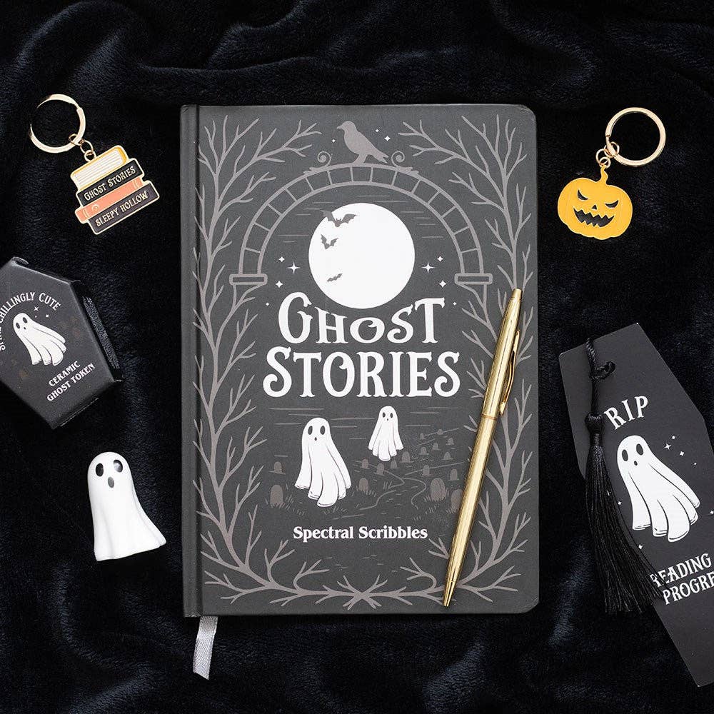 Carnet A5 gothique d'Halloween — Histoires de fantômes