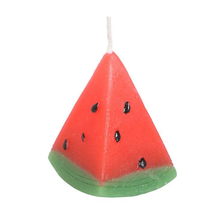 Ensemble de 3 Bougies en Forme de Pastèque