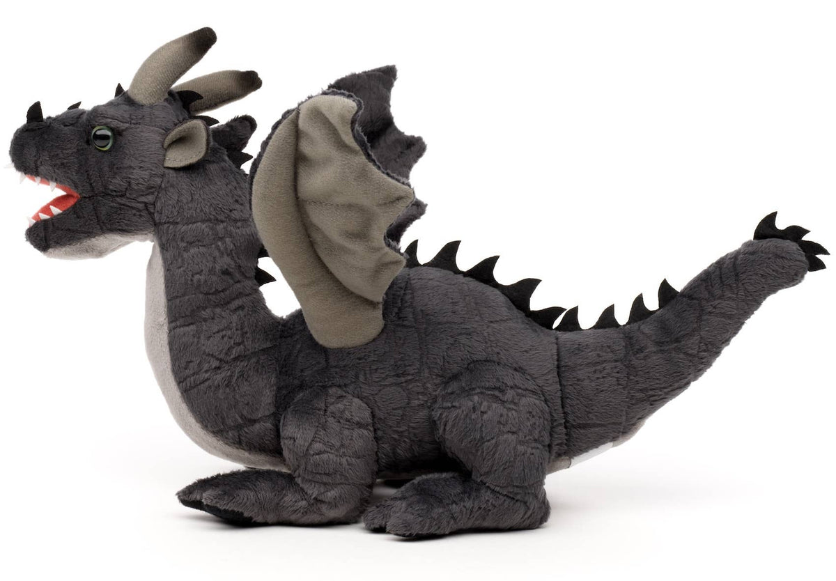 Peluche dragon gris