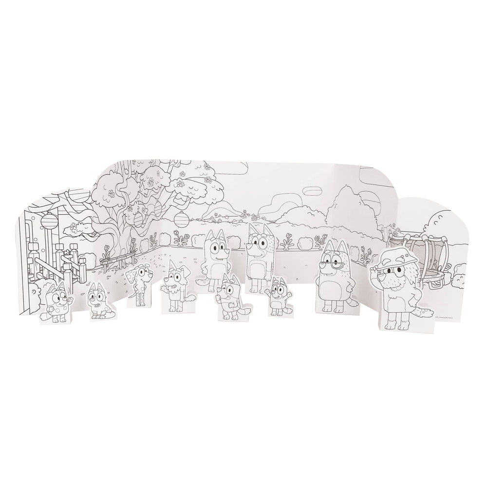Build, Colour and Play Bluey