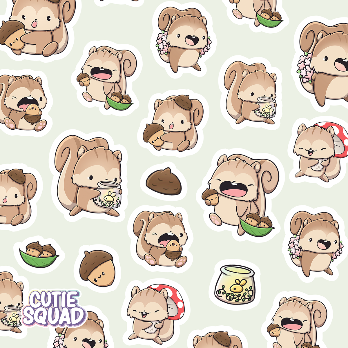 Cozy Nut Club Sticker Sheets