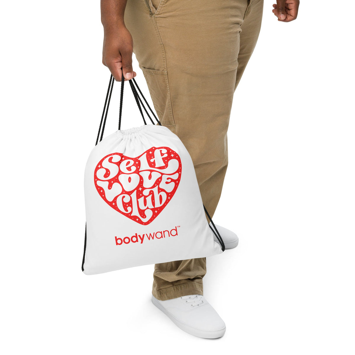 Self Love Club Drawstring Bag