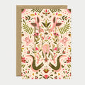 Happy Birthday Pink Croco - Greeting Card