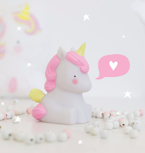 Petite veilleuse Licorne – vue 2 – A Little Lovely Company