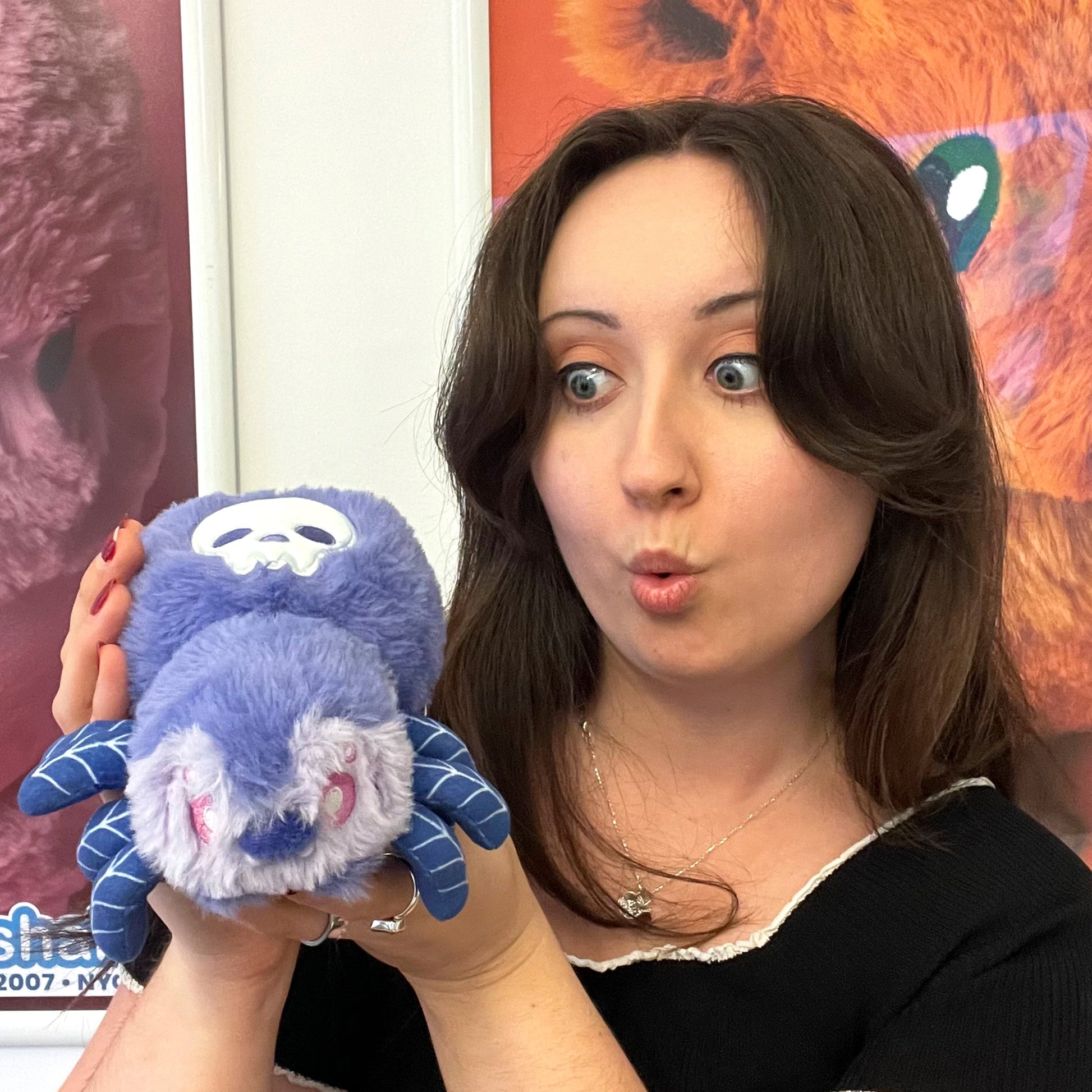Peluche Alter Egos Squishable – Araignée Crâne
