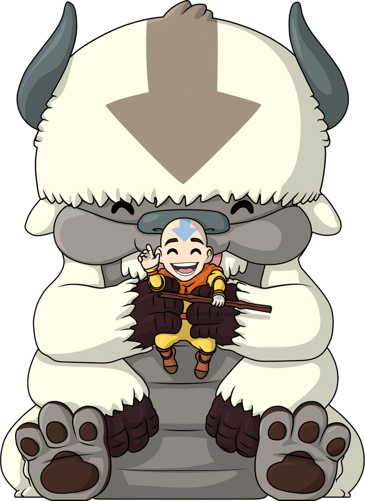 Appa and Aang 1ft
