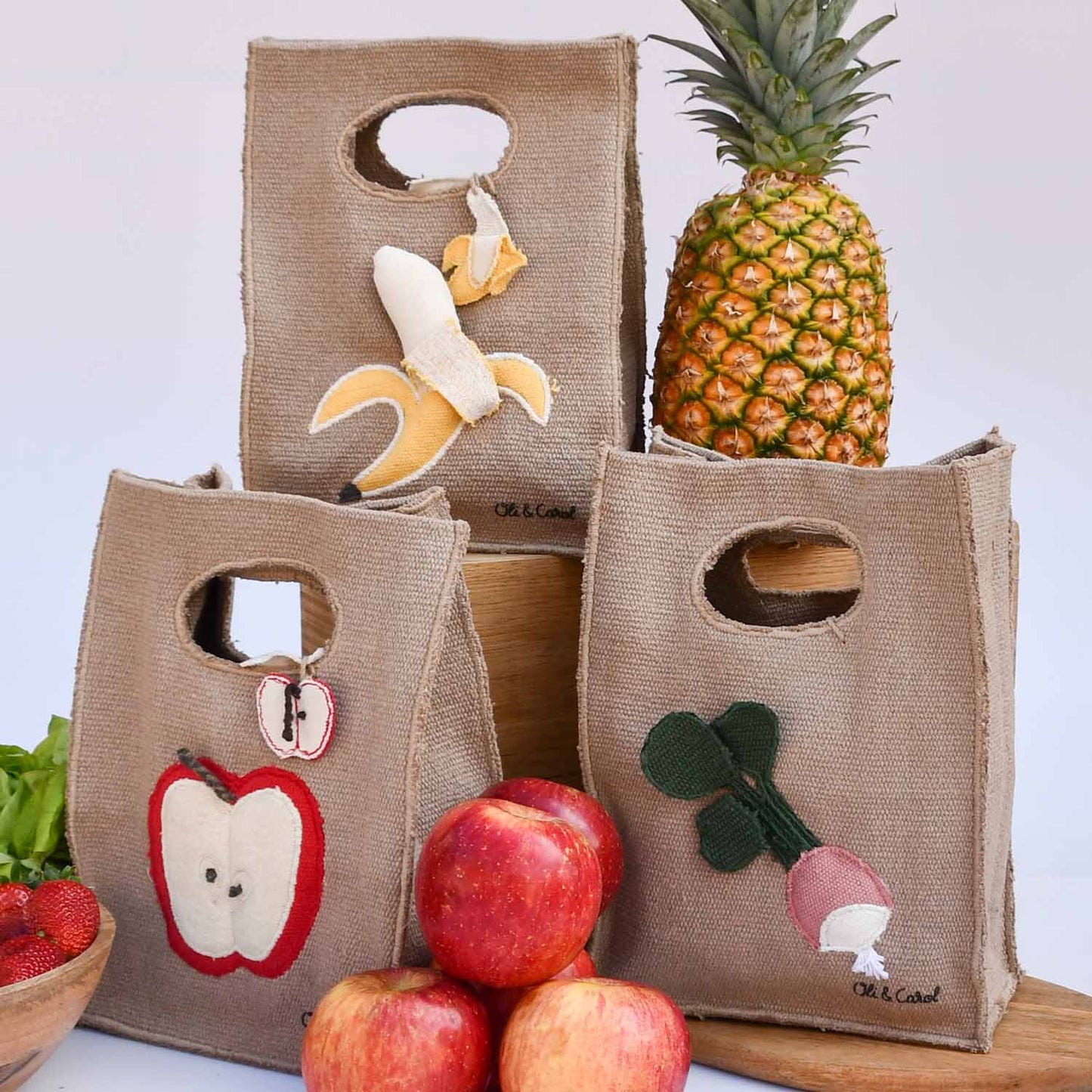 Pepita the Apple Lunch Bag