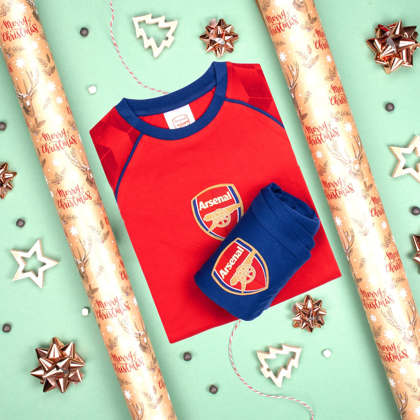 Arsenal F.C. Personalised Pyjamas Red