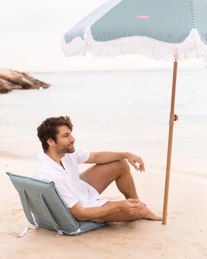 Green folding beach chair - NELSON