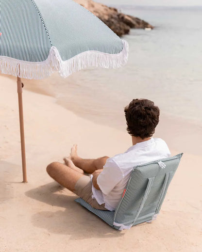 Green folding beach chair - NELSON