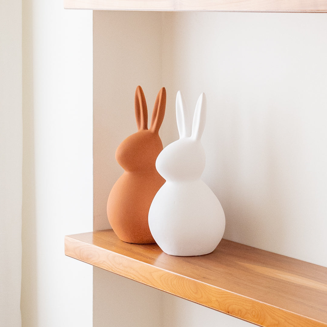 Lapin de Pâques décoratif en céramique