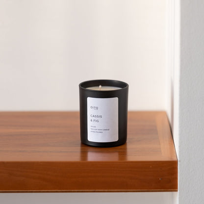 Bougie Cassis & Figue – 40 h – Oito.Atelier