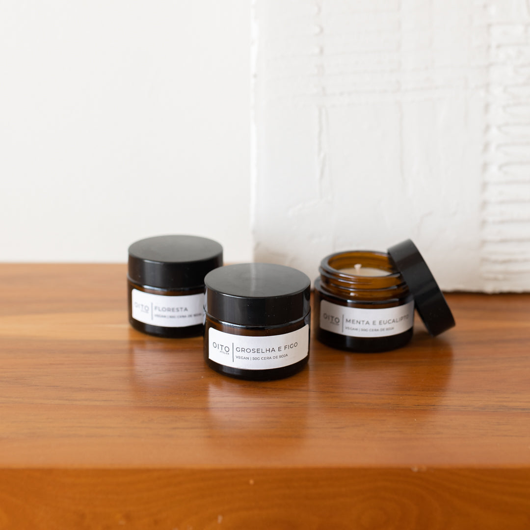 Coffret de 3 bougies parfumées – Oito.Atelier – vue 2