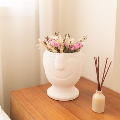Vase visage souriant en céramique – Oito.Atelier – vue 3