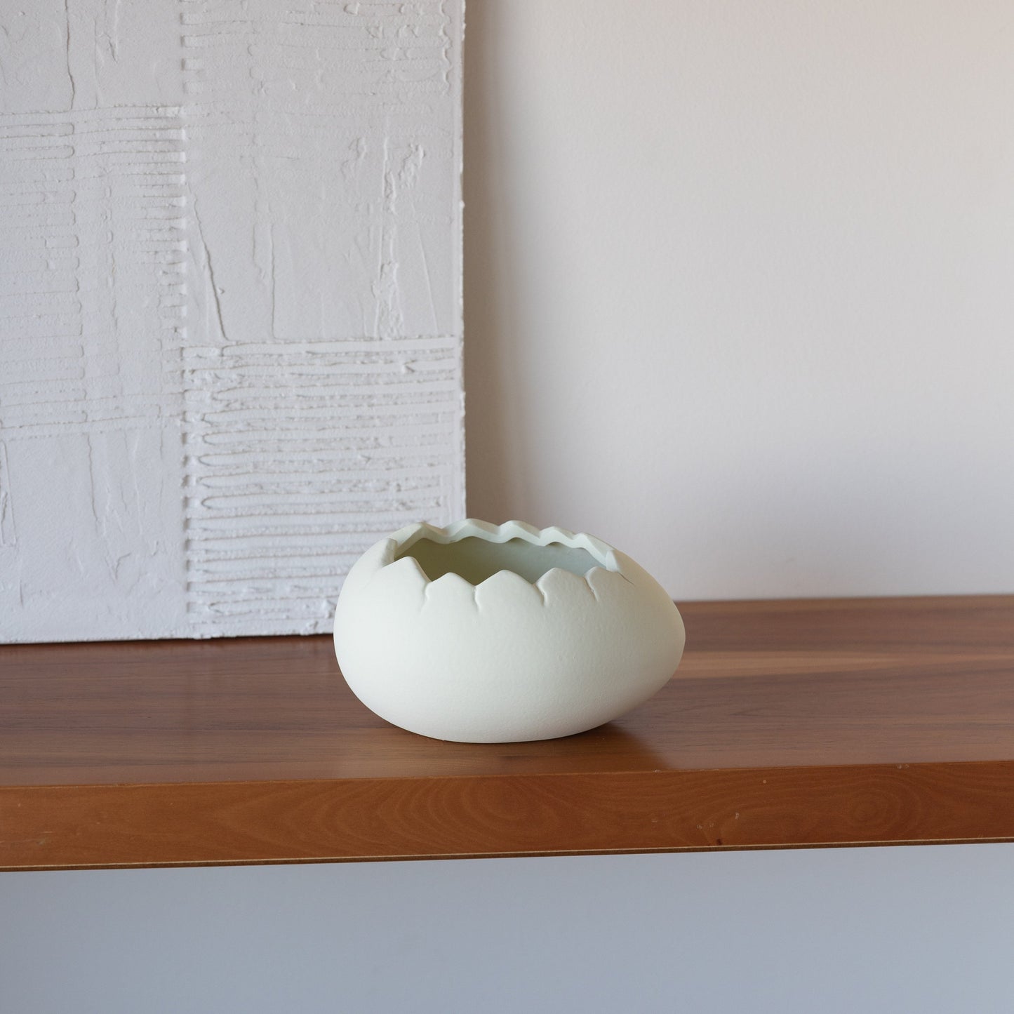Œuf de Pâques ouvert en céramique – Oito.Atelier – vue 6