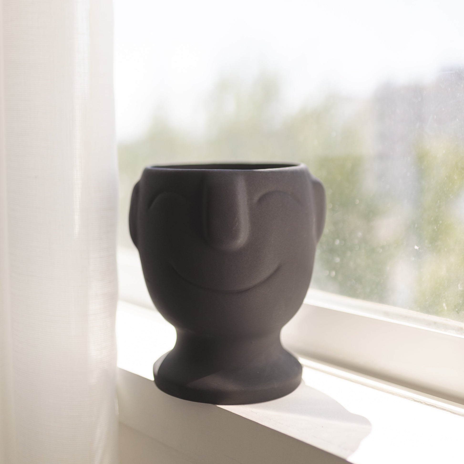 Vase visage souriant en céramique – Oito.Atelier – vue 5