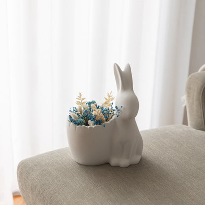 Vase lapin en céramique – Oito.Atelier – vue 2