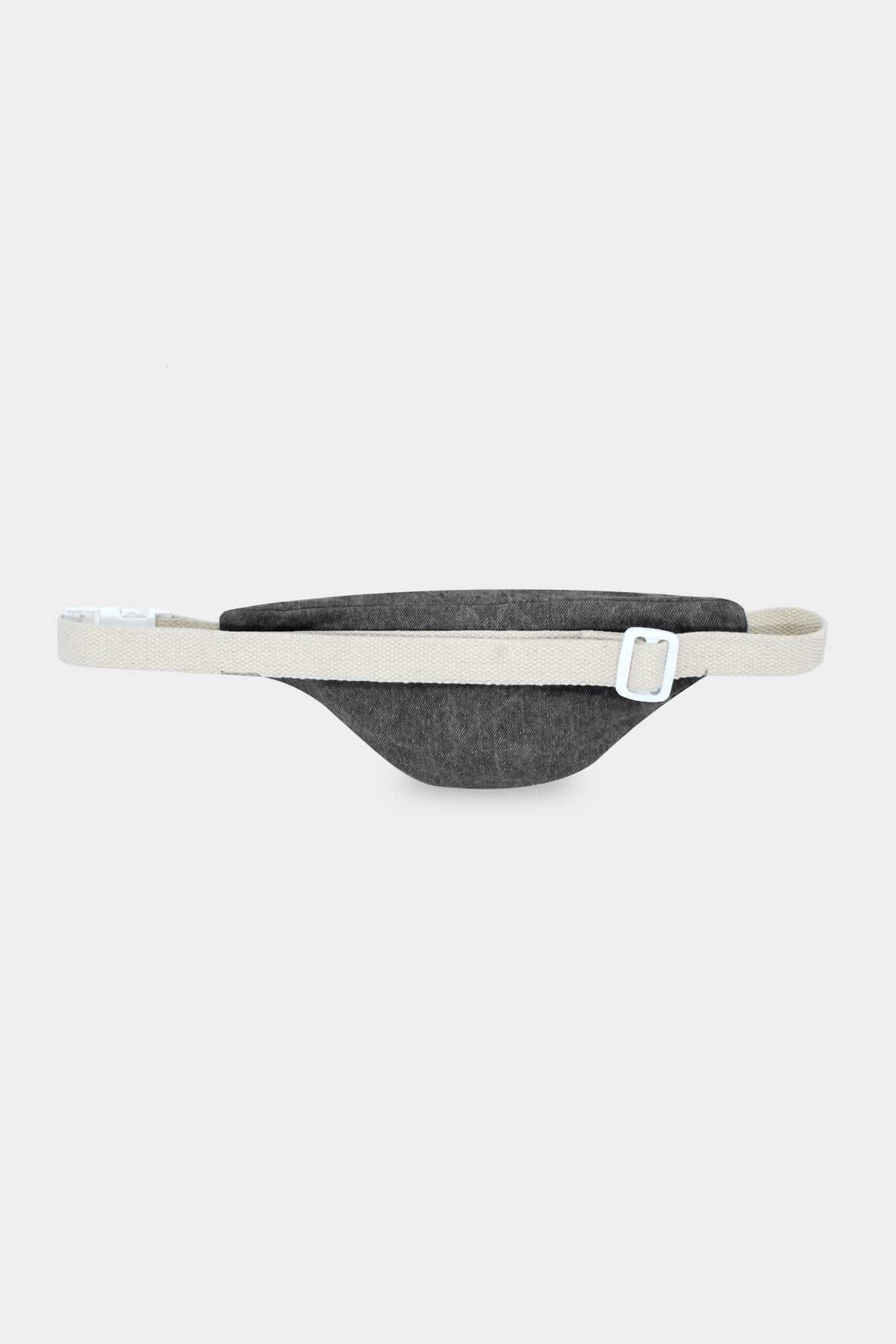 Augustin gray denim fanny pack - UPCYCLED FABRIC