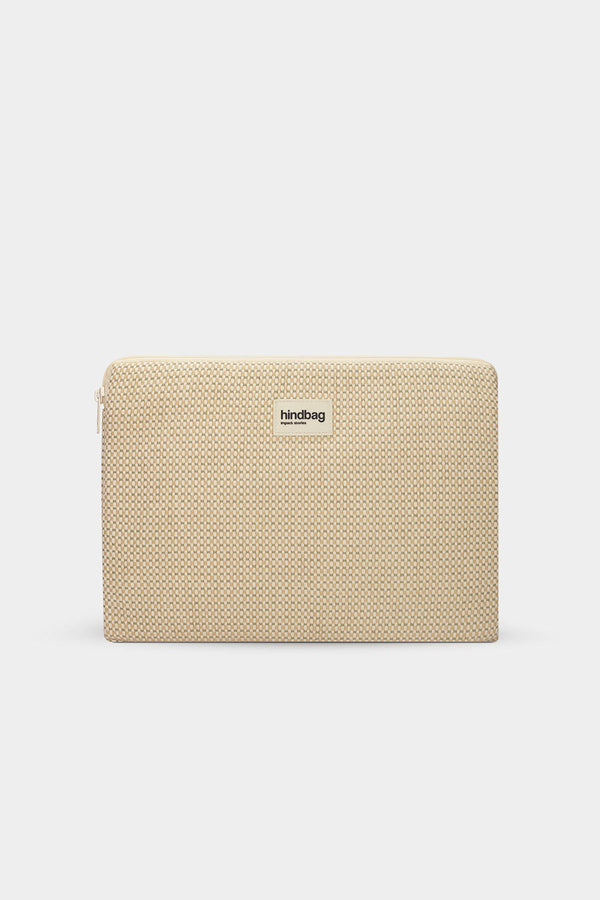 Ava Nude Weave Laptop Sleeve