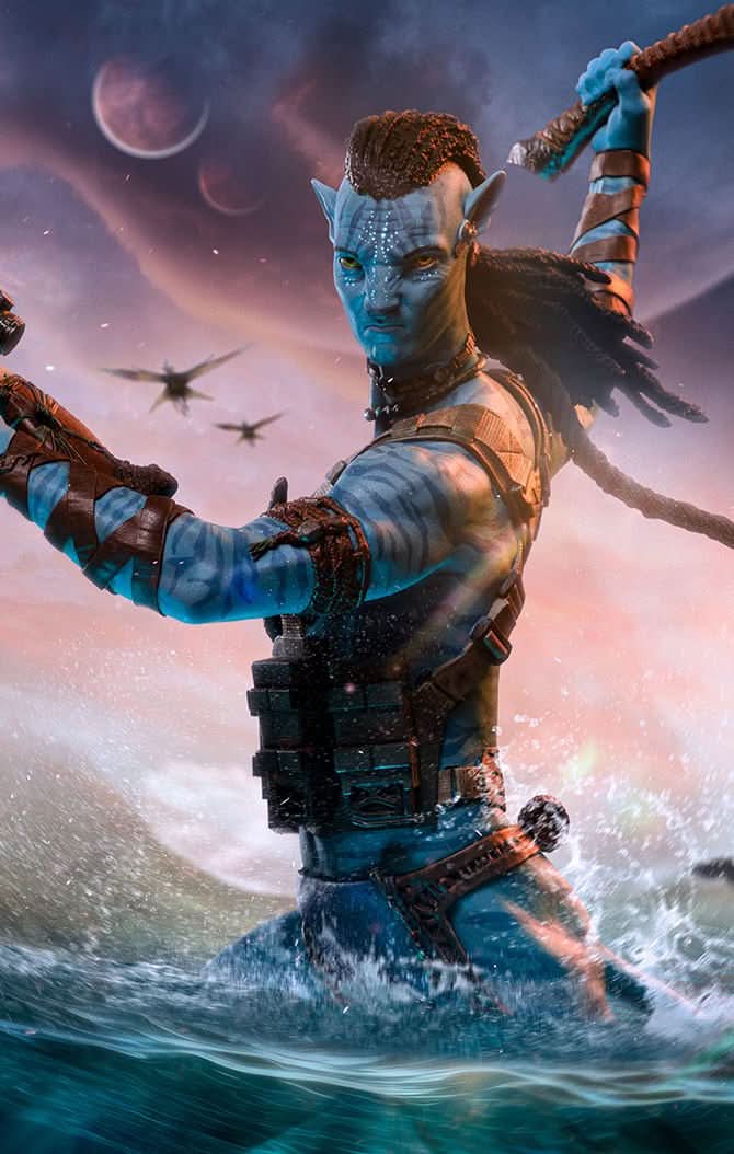 Jake Sully Statue - Avatar: The Way of Water - Art Scale 1/10