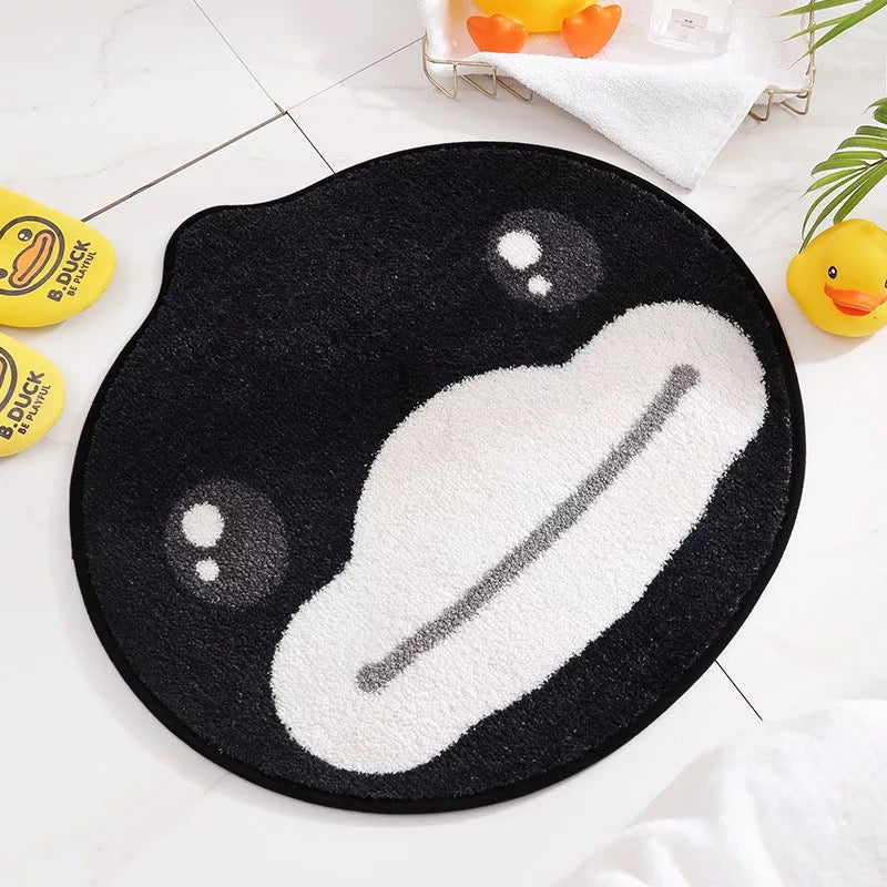 Tapis de salle de bain Canard Noir