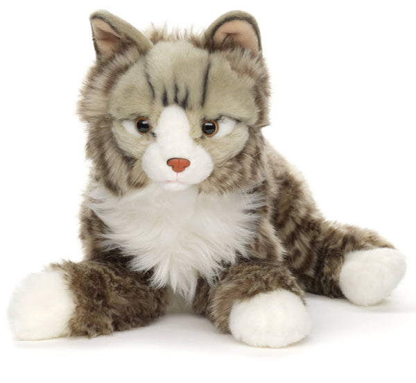Chat des forêts norvégiennes - 46 cm (longueur) - peluche Uni Toys