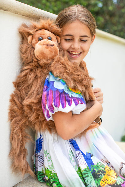 Sac à dos Peluche enfant Singe