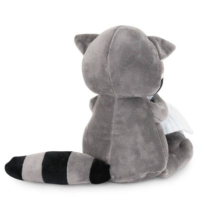 Denny the raccoon plush toy with towel, 20 cm