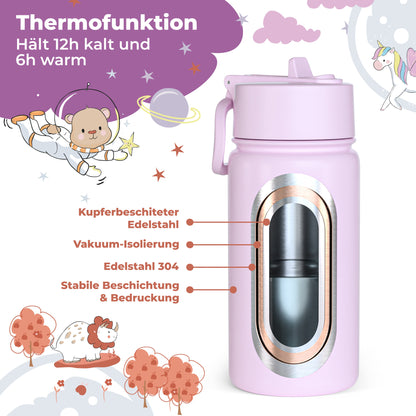 Unicorn Bundle - Bento Box M & Water Bottle 450ml & Insulated Bottle 400ml