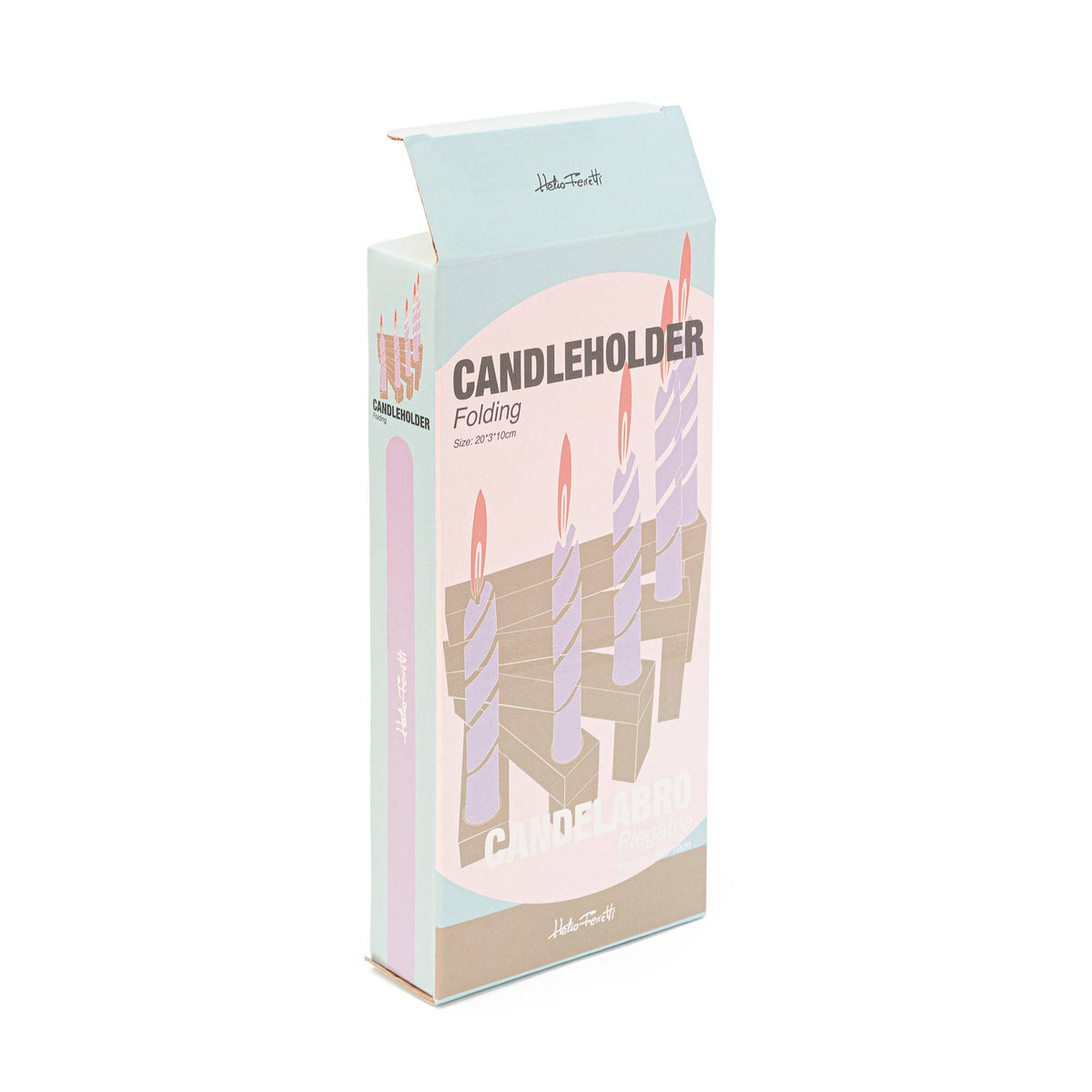 Porte Bougies Multiples en Bois