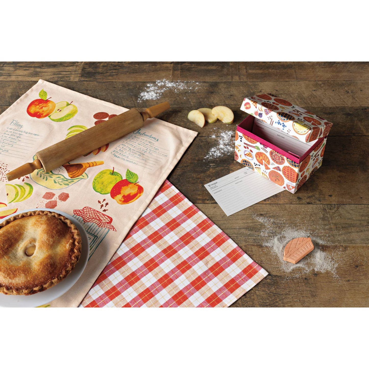 Set of 2 Apple Pie Tea Towels
