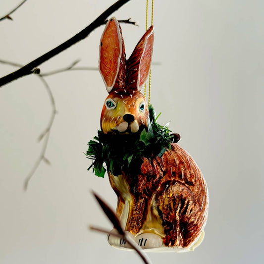 Christmas Bunny Hanging Decoration