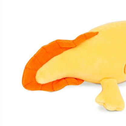 Peluche axolotl jaune 20 cm