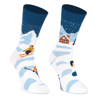 Mismatched Ski Socks