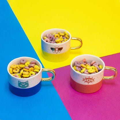 Mug Chat Irrégulier Peint à la Main Helio Ferretti Vue 4