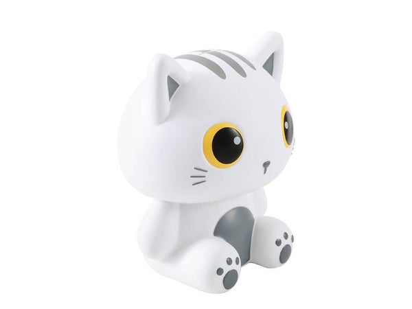 Giant white cat piggy bank