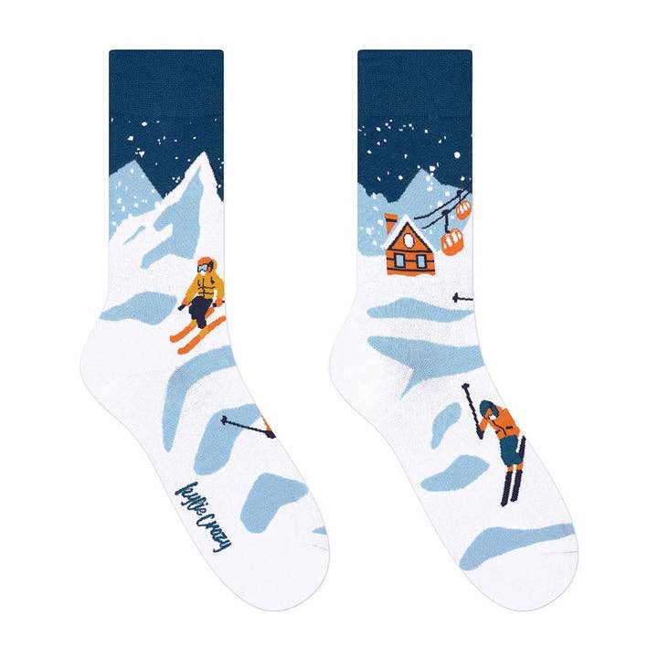 Mismatched Ski Socks