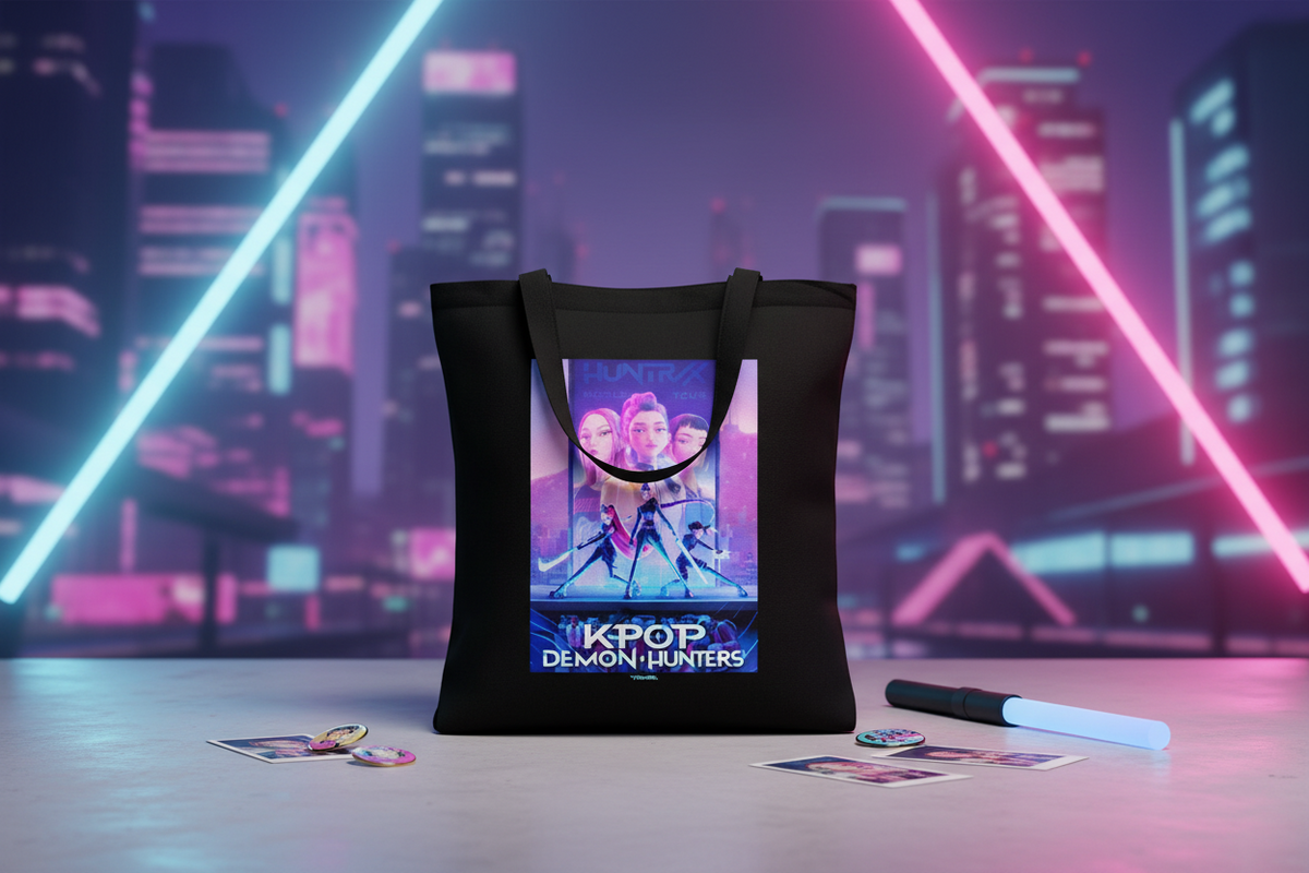 Borsa tote K-POP Demon Hunters - Poster principale