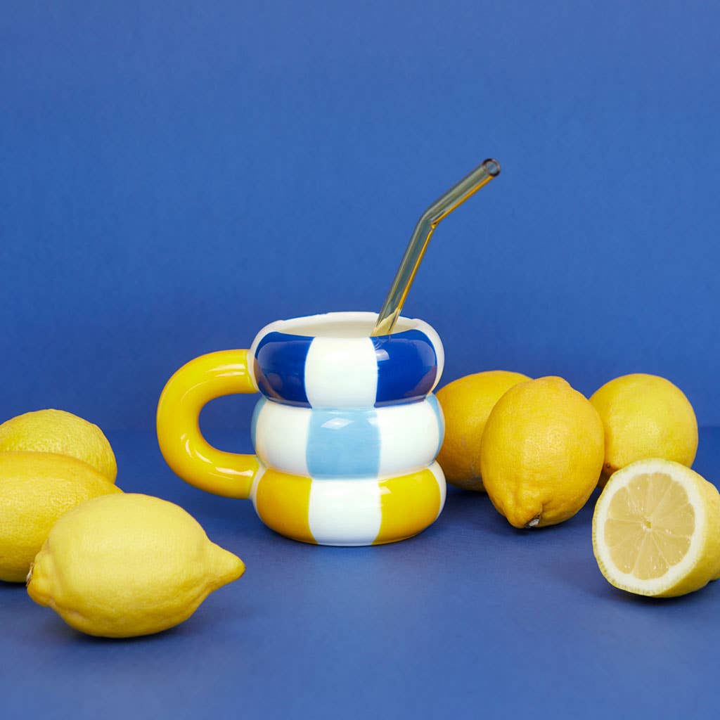Mug, Floats, yellow, 300 ml, ceramic
