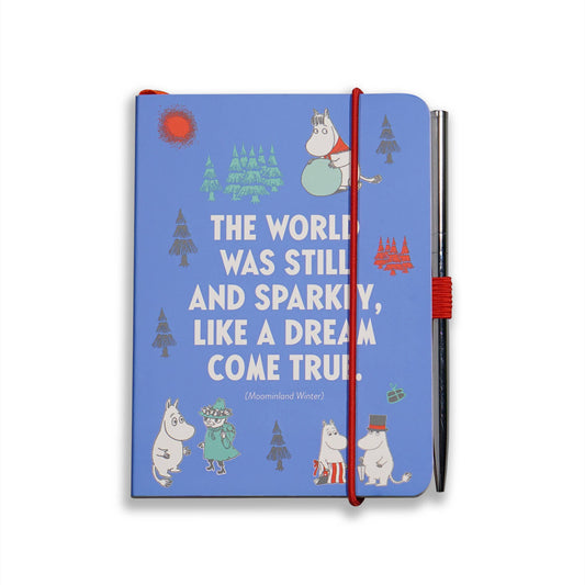 A6 Notebook and Pen - Moomin (Winter)