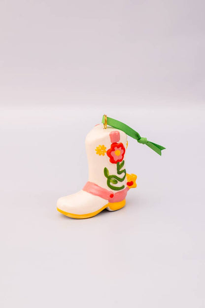 Cowgirl Boot Hanging Decoration