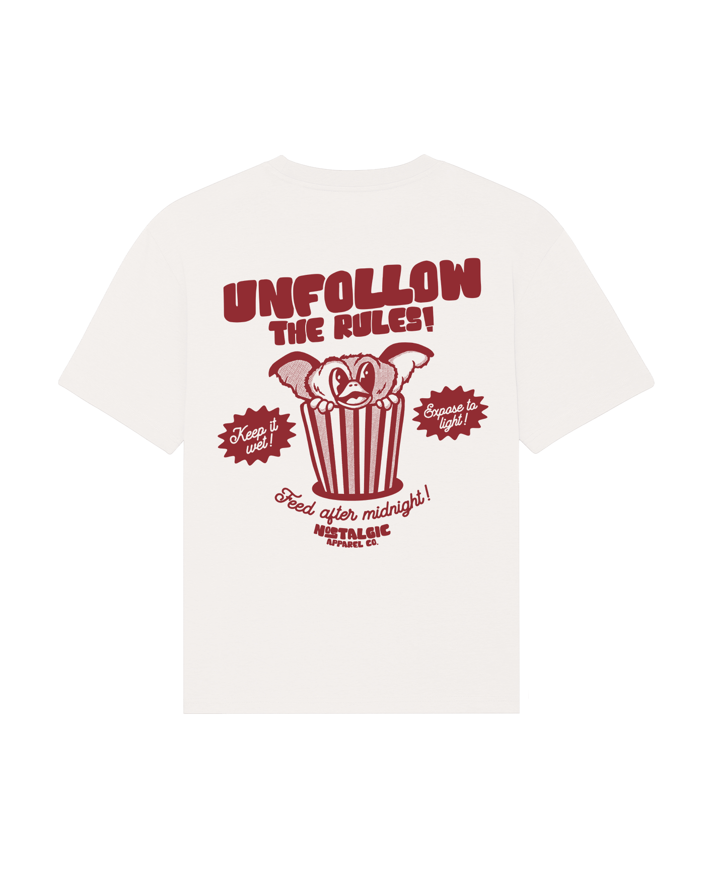 t shirt unfollow the rules nostalgic apparel