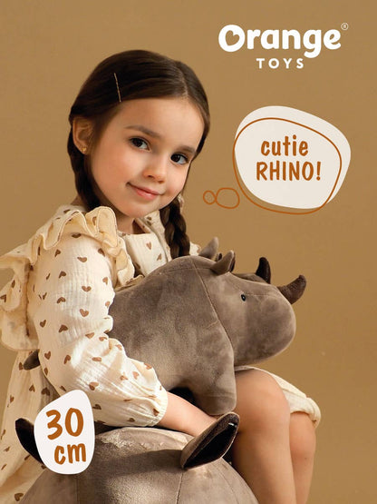 Orange Life Rhinoceros Plush Toy (30cm)