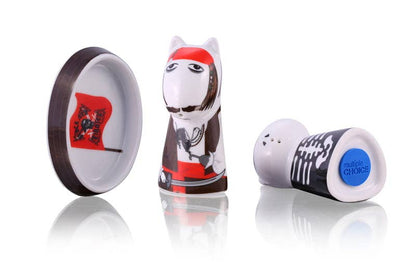 Salt and Pepper Pirate Dog and Cat