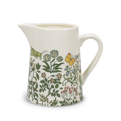 Voysey ceramic pitcher, Botanical Garden, Fauna and Flora