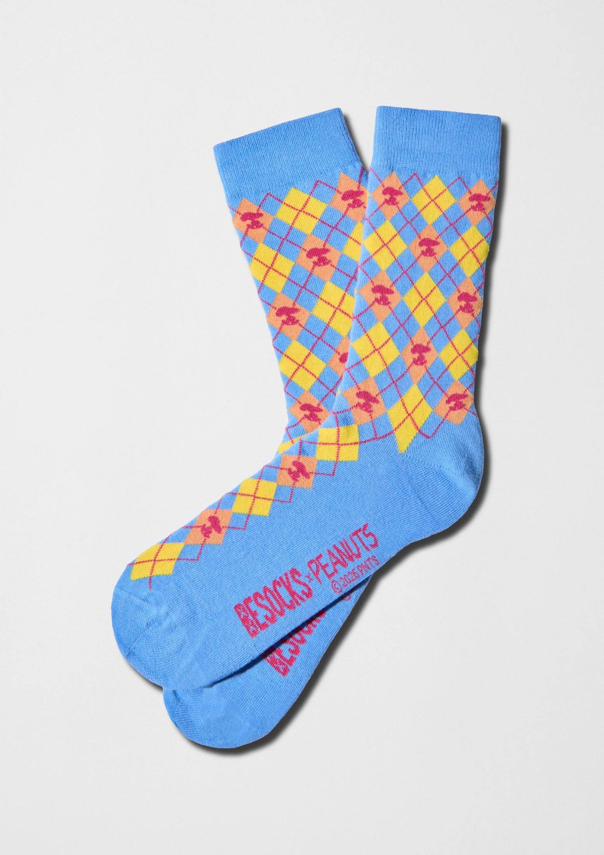 BeSnoopy Diamonds Bleu - Chaussettes 100 % coton biologique