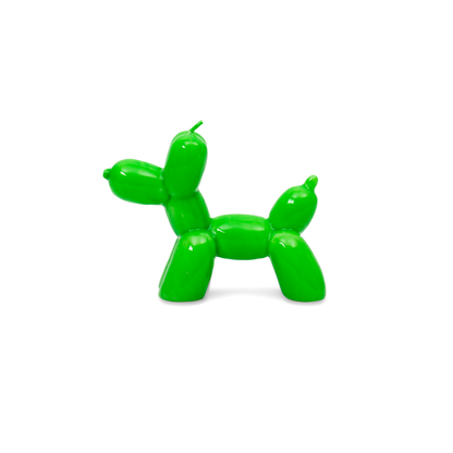 Bougie Chien Ballon – Vert