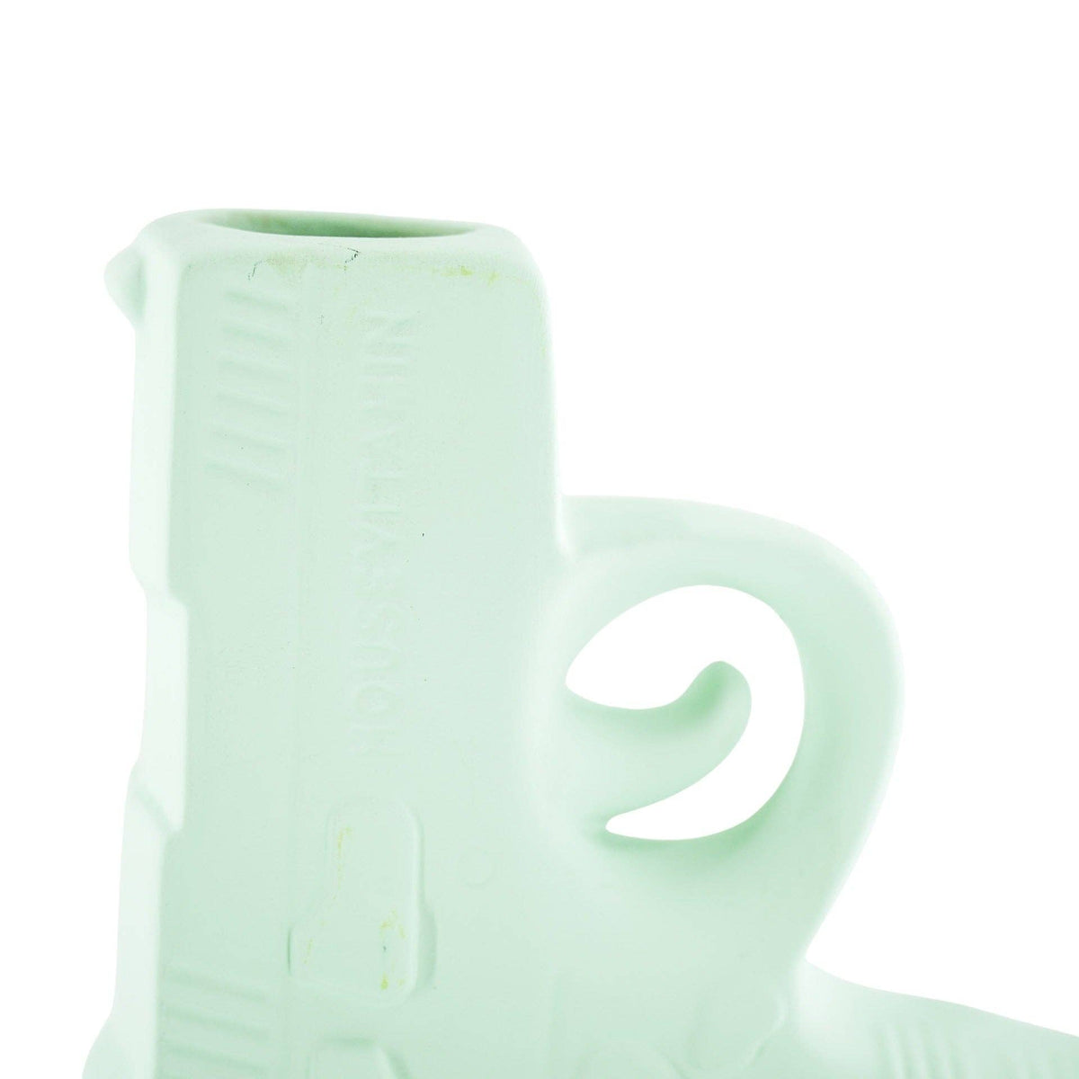 Vase - Pistolet - Céramique - Vert menthe - 12x5x12cm